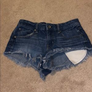 Denim shorts